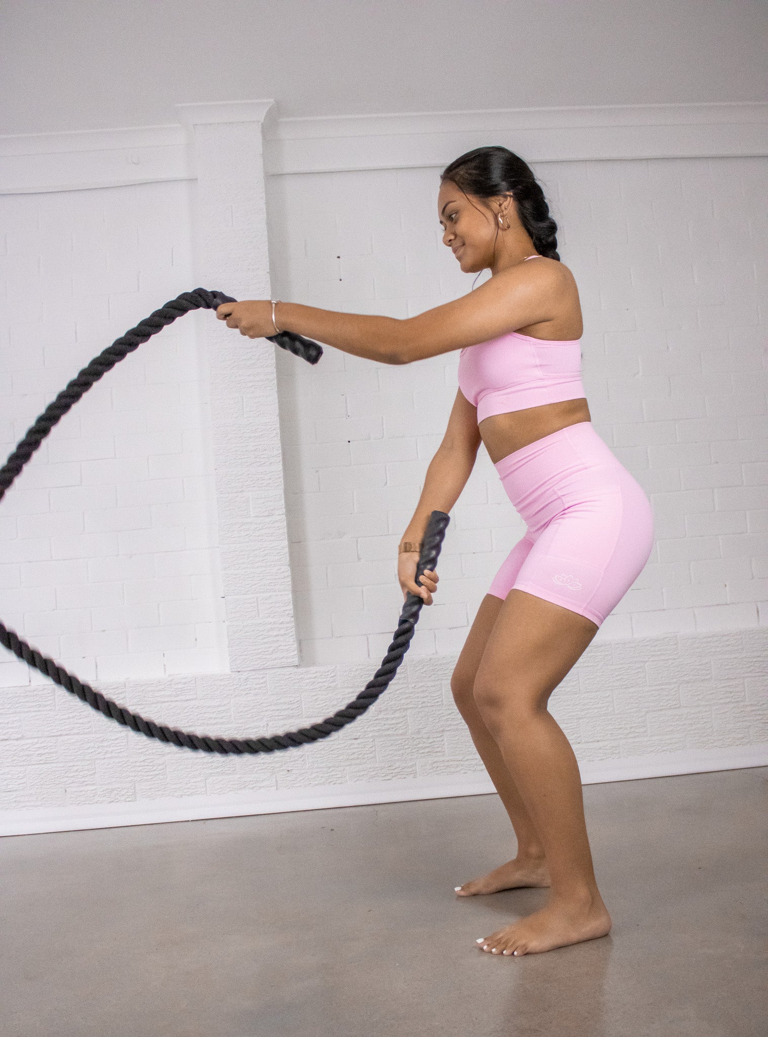 Bubblegum Pink bike shorts with pockets Was $51.95 now $25.95